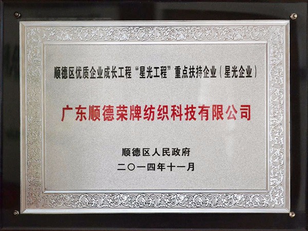 j9国际-2012年获顺德政府颁发“星光企业”称号